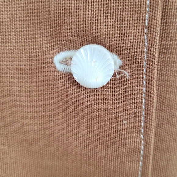 Elegant Tan Midi Dress - Picture 8 of 11